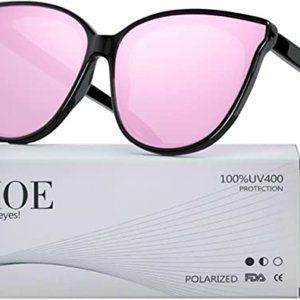 LVIOE Pink Cateye Sunglasses